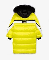 Пальто зимнее на искусственном пуху для девочки