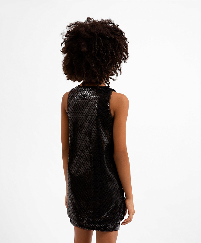 Топ расшитый пайетками для девочки