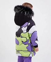 Пальто зимнее на искусственном пуху для девочки