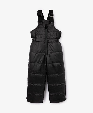 Полукомбинезон зимний стёганый на флисе для девочки