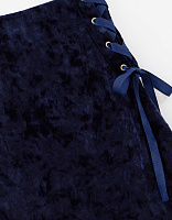 Юбка бархатная