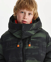 Куртка зимняя для мальчика стеганая на искусственном пуху