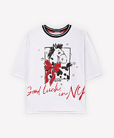 Пижама женская трикотажная с принтом