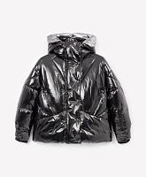 Куртка для девочки зимняя стёганая на искусственном пуху