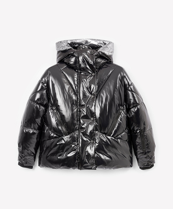 Куртка для девочки зимняя стёганая на искусственном пуху