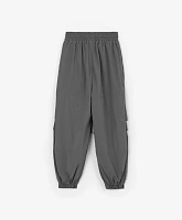 Брюки-джоггеры утеплённые демисезонные для девочки