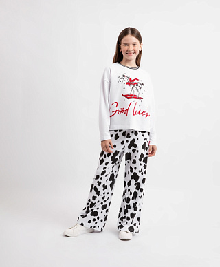 Пижама для девочки из трикотажа