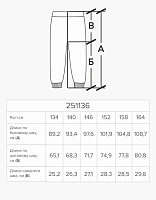 Брюки-парашюты для девочки