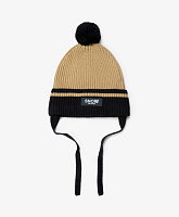 Шапка вязаная с помпоном для мальчика