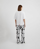 Пижама женская трикотажная с принтом