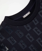 Свитшот с принтом синий для мальчика