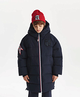 Полупальто для мальчика стеганое на искусственном пуху плащевое