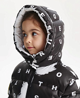 Пальто зимнее стёганое на натуральном пуху для девочки