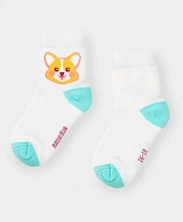 Носки 3 пары с принтом для девочки