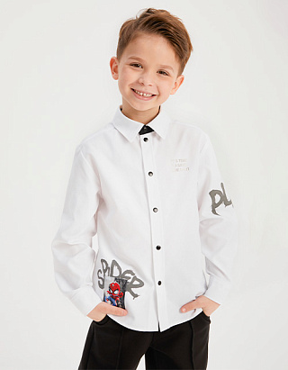 Рубашка белая для мальчика