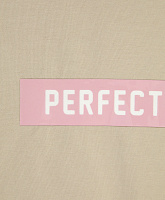 Футболка для девочки укороченная с завязками бежевая