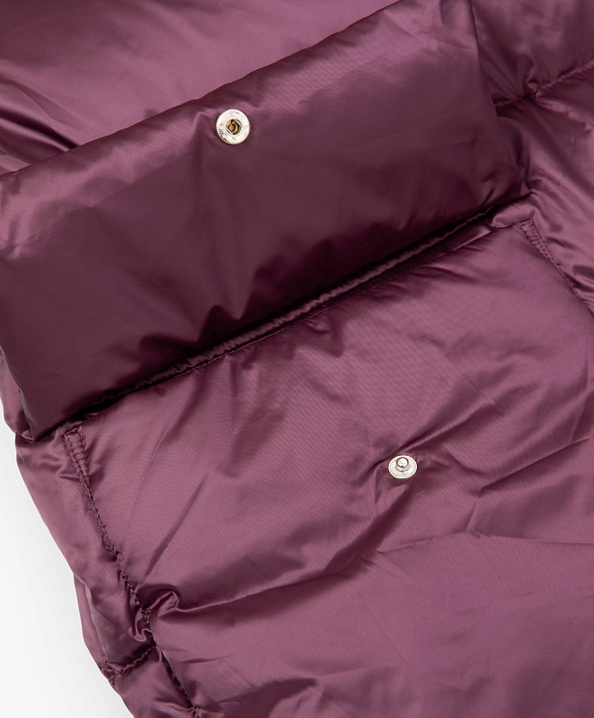 Пальто для девочки зимнее стёганое на натуральном пуху