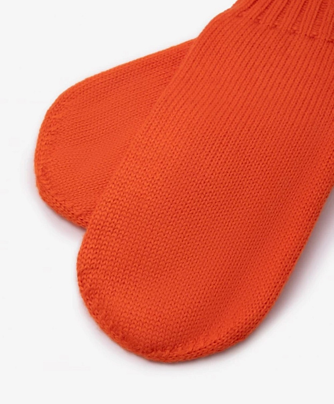 Варежки вязаные для девочки