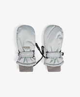 Варежки утепленные для девочки плащевые на подкладке из флиса