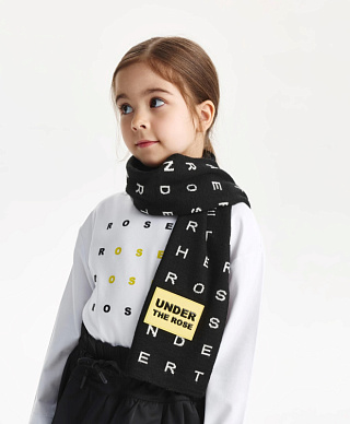 Шарф вязаный для девочки