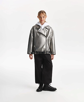 Куртка-косуха для девочки утепленная