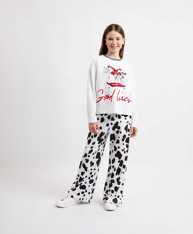 Пижама для девочки из трикотажа