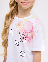 Футболка укороченная для девочки