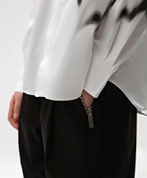 Брюки для мальчика зауженные к низу чёрные из твила