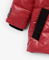 Полупальто для мальчика зимнее на искусственном пуху