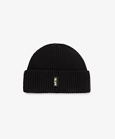 Шапка для мальчика черная вязаная