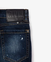 Джинсы утеплённые на флисе синие для мальчика