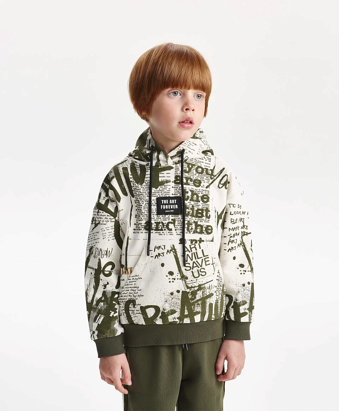 Худи для мальчика с принтом