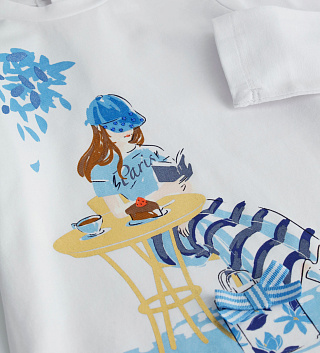 Лонгслив для девочки