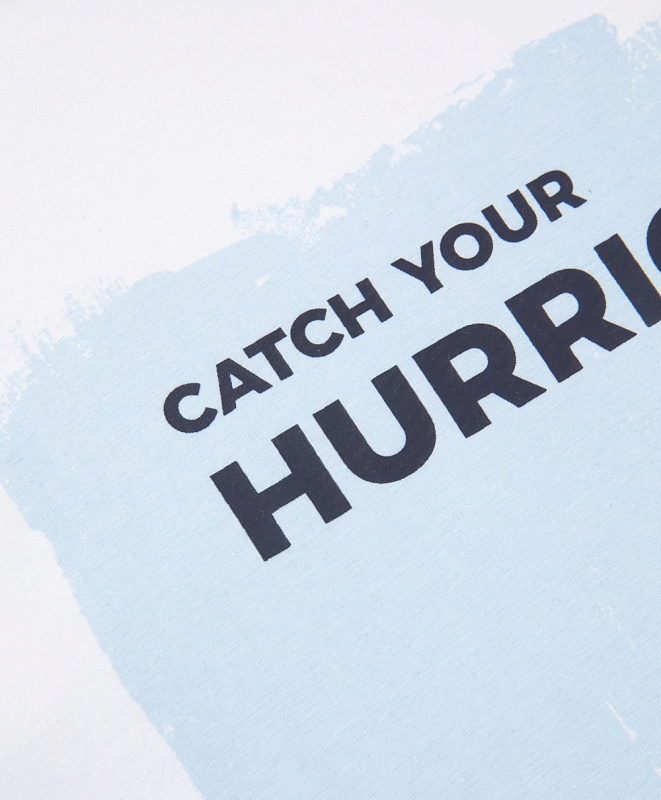 Лонгслив для мальчика с принтом белый