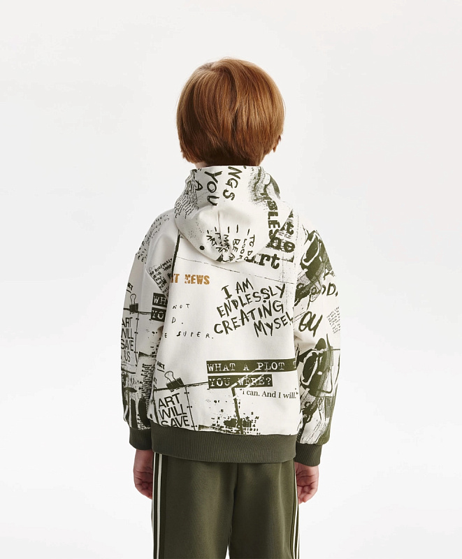 Худи для мальчика с принтом