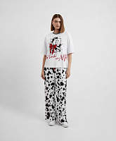 Пижама женская трикотажная с принтом