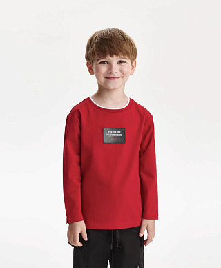 Лонгслив для мальчика свободной формы