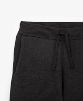 Брюки вязаные для девочки силуэта палаццо