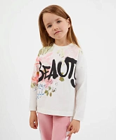 Футболка с длинным рукавом для девочки