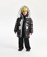 Пальто зимнее стёганое на натуральном пуху для девочки