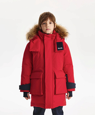 Пальто для мальчика на искусственном пуху