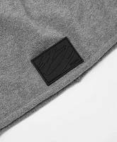 Шапка вязаная серая для девочки