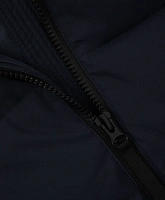 Куртка демисезонная плащевая на искусственном пуху синяя для мальчика