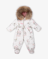 Комбинезон для девочки зимний на искусственном пуху