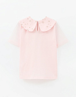 Футболка с воротником для девочки