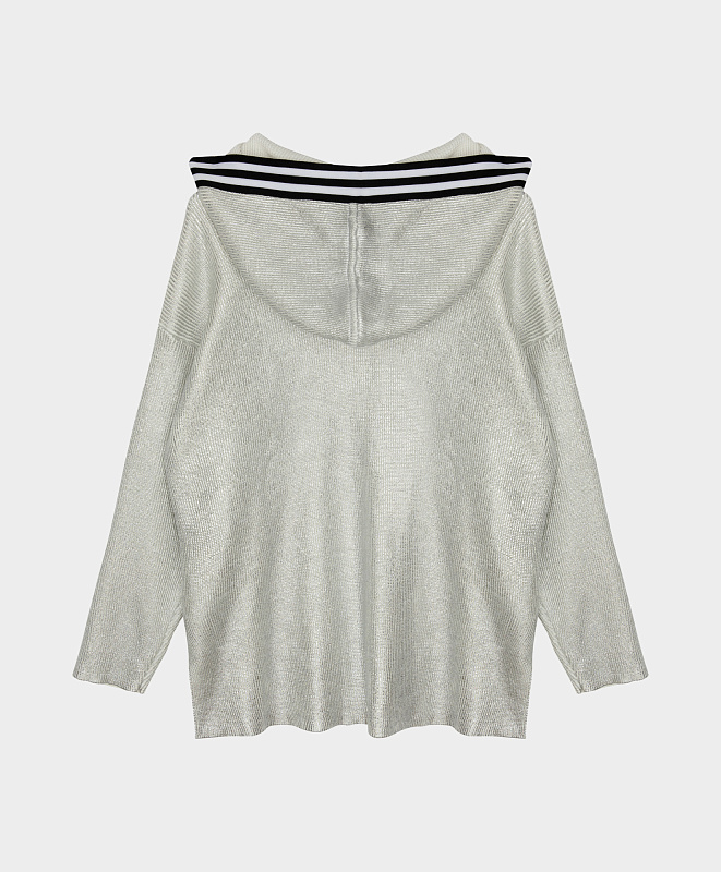 Кардиган тонкий серебристый Gulliver