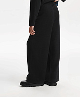 Брюки вязаные для девочки силуэта палаццо