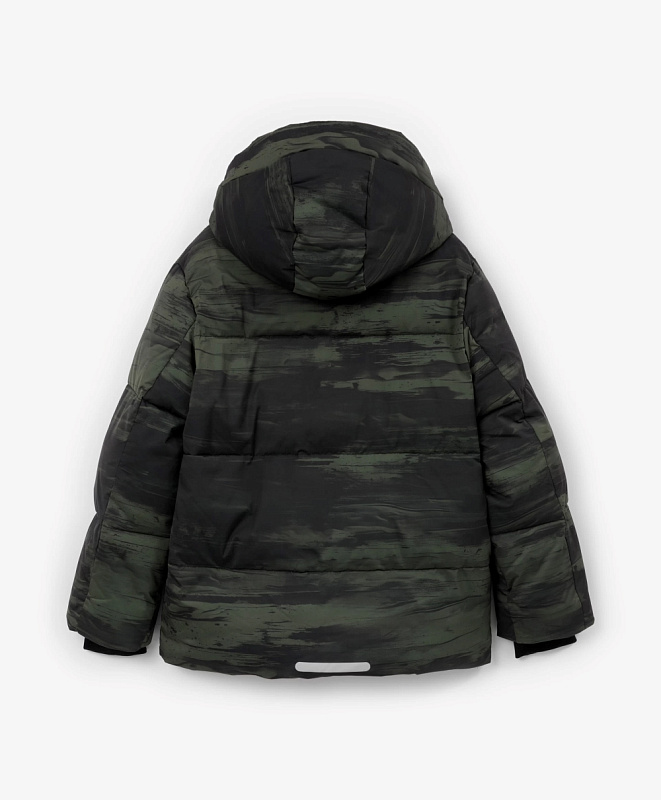 Куртка зимняя для мальчика стеганая на искусственном пуху