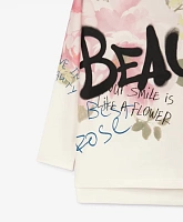 Футболка с длинным рукавом для девочки