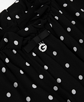 Платье с длинным рукавом в горох для девочки